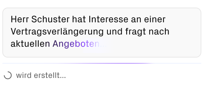 Es wird angezeigt, wie eine Zusammenfassung erstellt wird